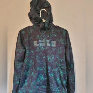 Nike Dri Fit Standard Fit Teen Boys Pullover Multi Color Green Hoodie XL-9587